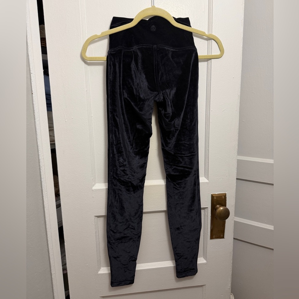 Lululemon Black Velvet Leggings
